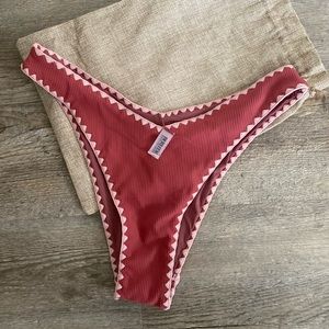 Berlook Contrast Stitch Bikini Bottom